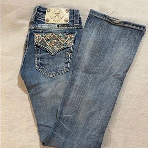 Miss Me Bootcut Light Wash Denim Jeans